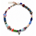 Collar piedras multicolor